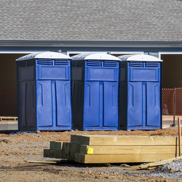 are there any restrictions on what items can be disposed of in the portable restrooms in Laura OH